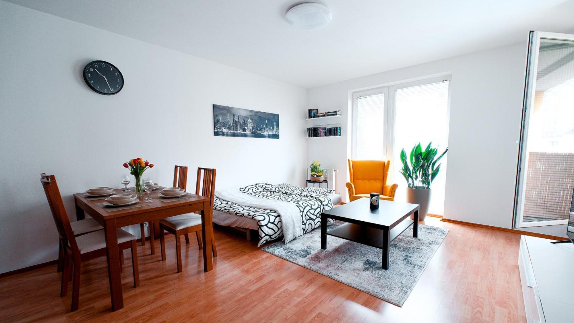 Apartman U Metra, 4 Hoste, Parking Free, Blizko O2 Arena Prag Exteriör bild