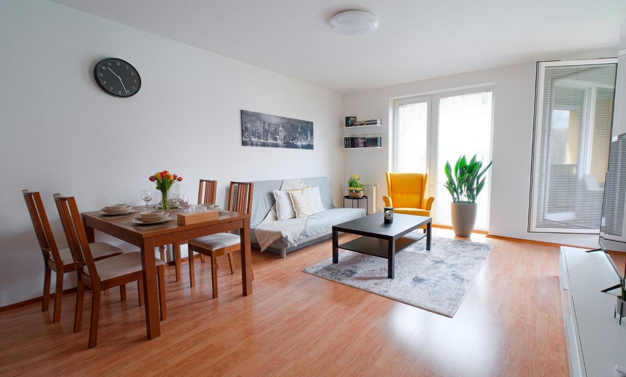 Apartman U Metra, 4 Hoste, Parking Free, Blizko O2 Arena Prag Exteriör bild